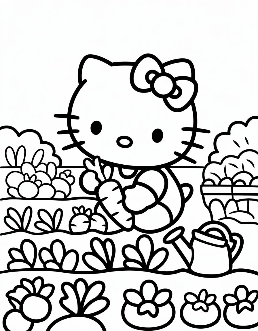 Vegetable Garden Hello Kitty